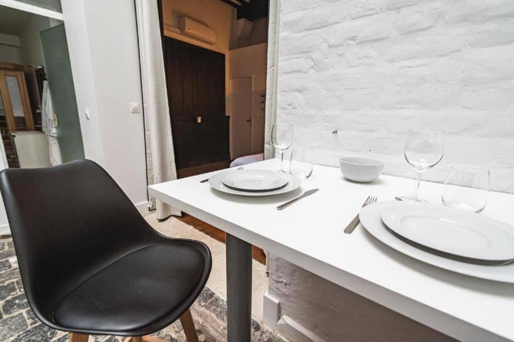 Steam, Baignoire Balneo Et Clim Apartment Reims Luaran gambar